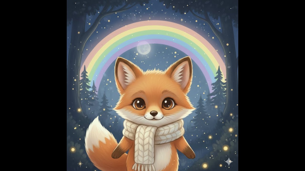 [잠자리동화] 잃어버린 무지개를 찾는 꼬마 여우 🌈🦊 | 3~5세 포근한 수면 이야기 | 엄마 목소리 읽어주기