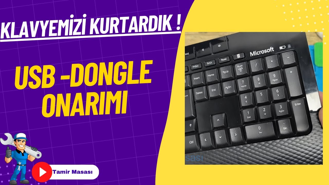 Kablosuz Klavye Dongle Sorunu mu? İşte Tamiri!