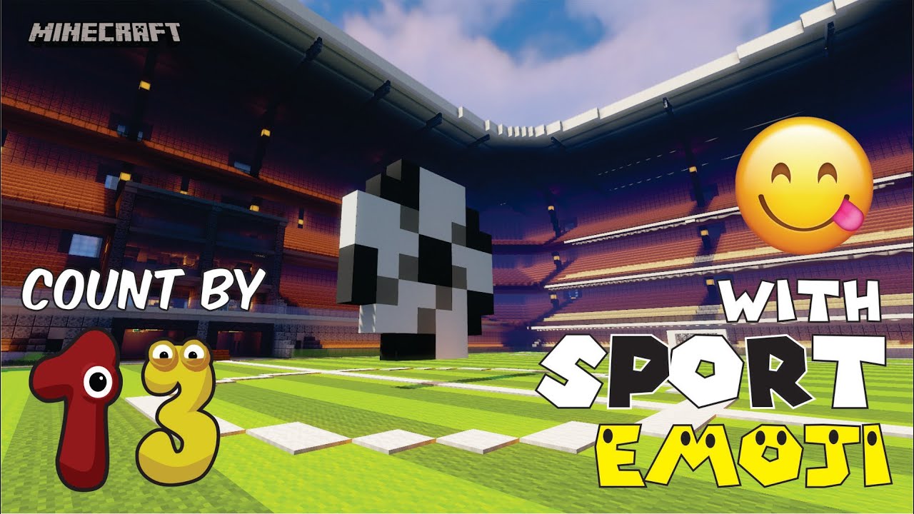 Count by 13 with Sport Emojis - #Minecraft #Counting #CountingBy13 #emoji