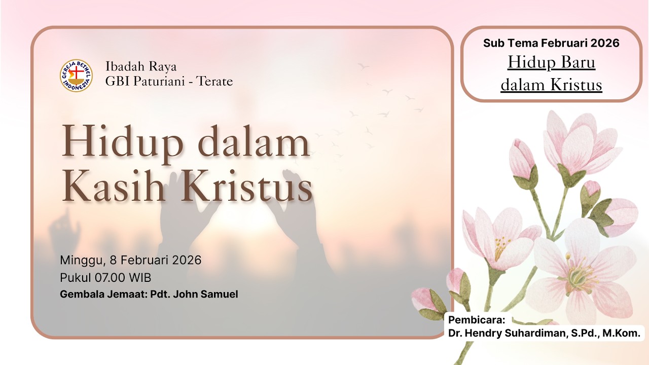 Ibadah Raya GBI Paturiani - Jemaat Terate | 08 Februari 2026