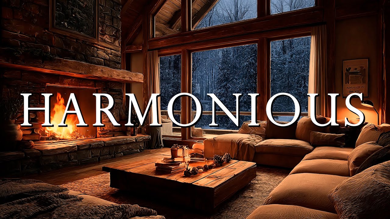 Warm Fireplace & Soft Piano Music | Healing Ambience for Rest & Recovery | Whispering Fire Piano