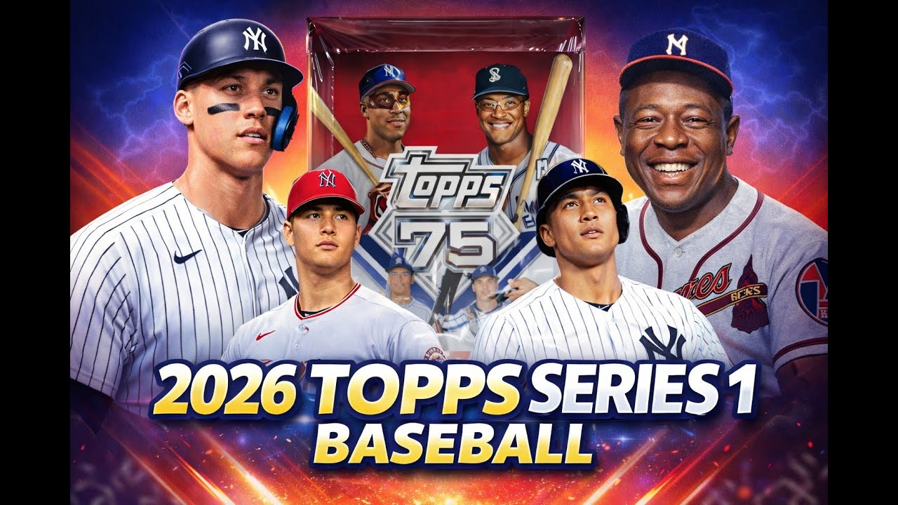 First Look!!! 2026 Topps Series 1 Baseball Hobby Box Opening, Rookie Auto Pull and More