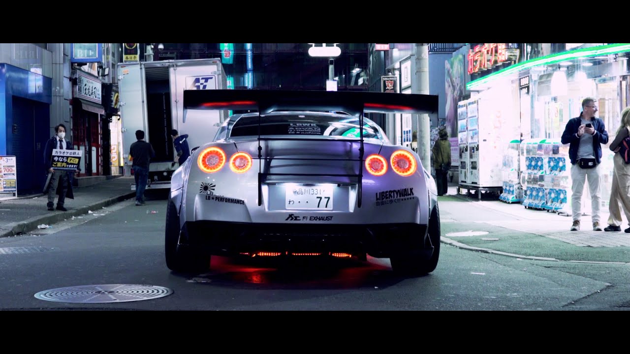 Tokyo Night Run - R35 GTR Liberty Walk 4K