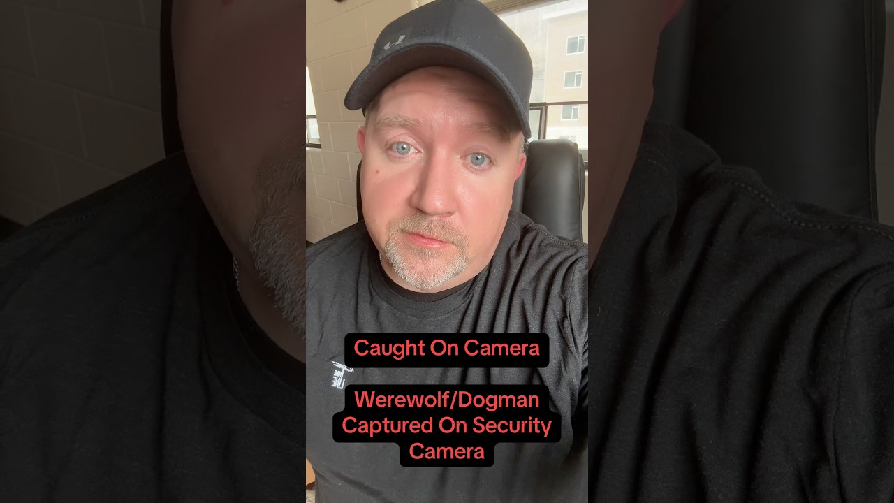 Werewolf Caught On Security Camera #werewolf #dogman #cryptid #horror #scary #scarystories #viral