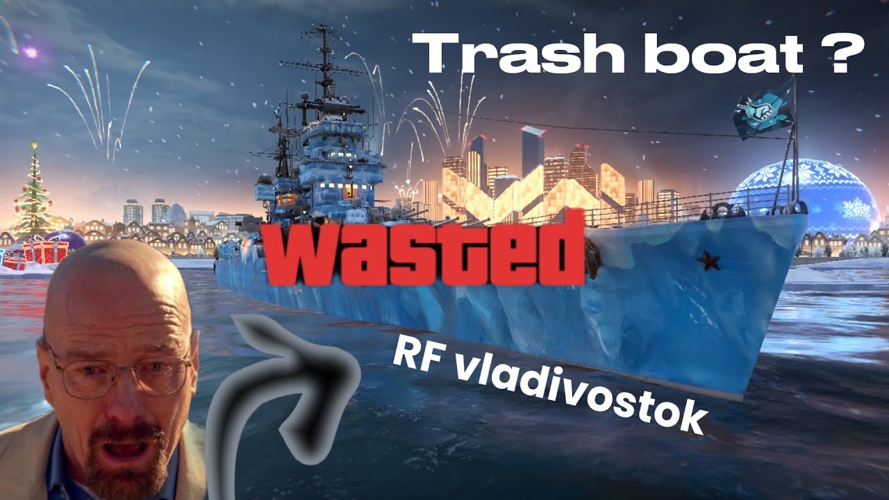 RF Vladivostok, is this a trash boat ?! Test in offline battle #modernwarships #gaijin 