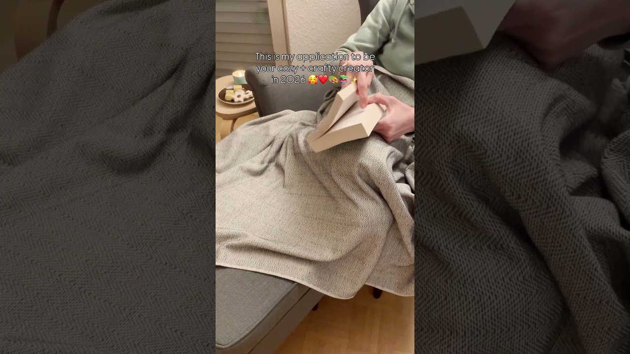 This is my application to be your cozy and crafty creator in 2026 🥰❤️✨