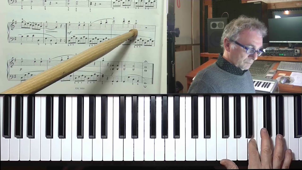 Lezioni di pianoforte - Cesi Marciano esercizio 21 - Prima parte - Versione free Youtube