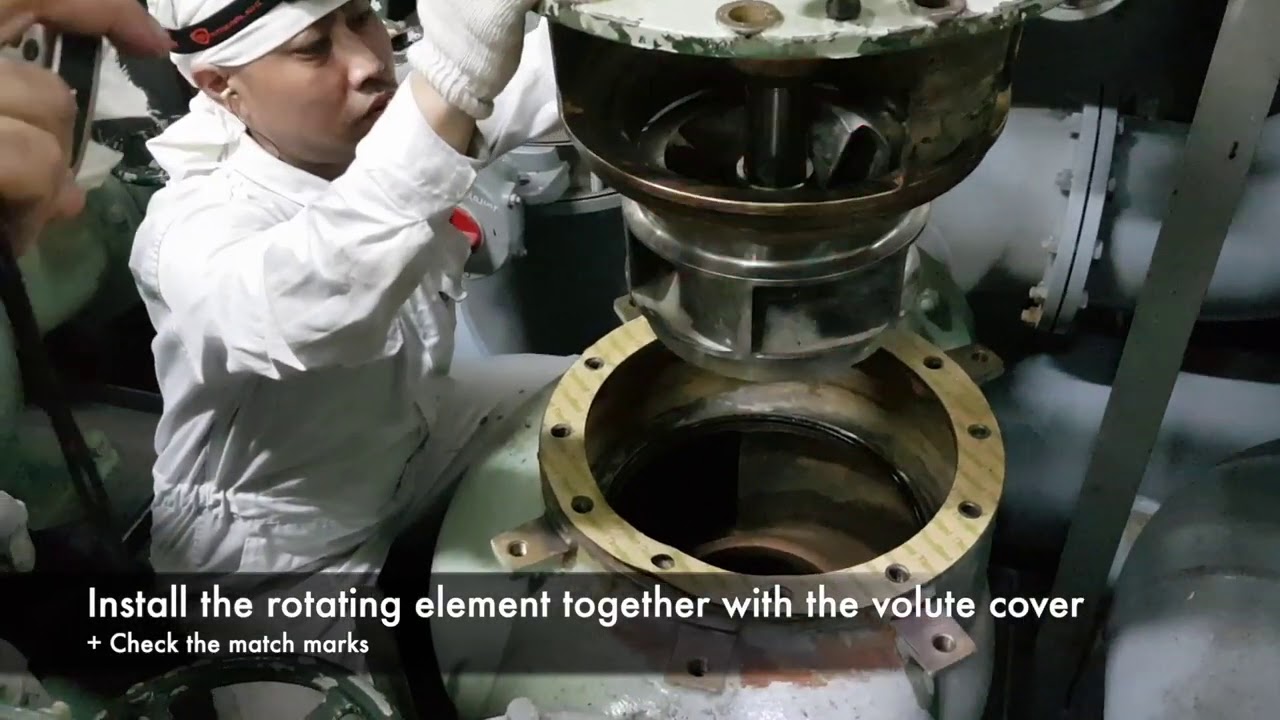 #Pump #Overhaul #선원 #선박기관사 #해기사 #MOZIRI - Reserve Cool S W & Ballast Pump
