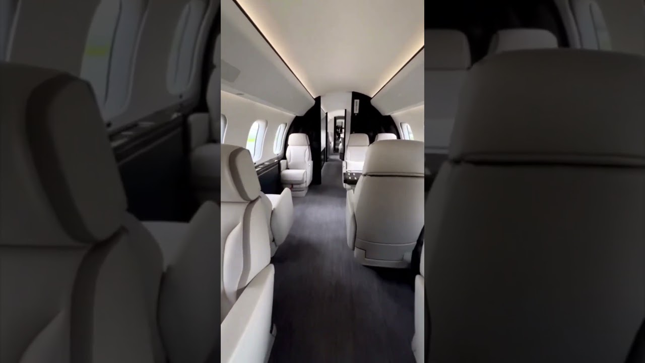 Обзор частного самолета Bombardier Global 7500 за $81 миллион #авиация #bombardierjet #роскошныйд...