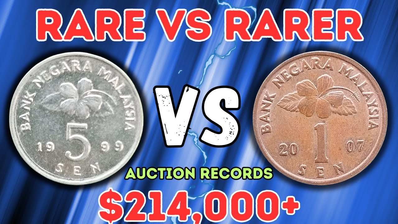 Malaysia Old Coins Value 📢 5 Sen 1999 vs 1 Sen 2007 | Rare Coin Worth & Selling Guide | Coin Spyder