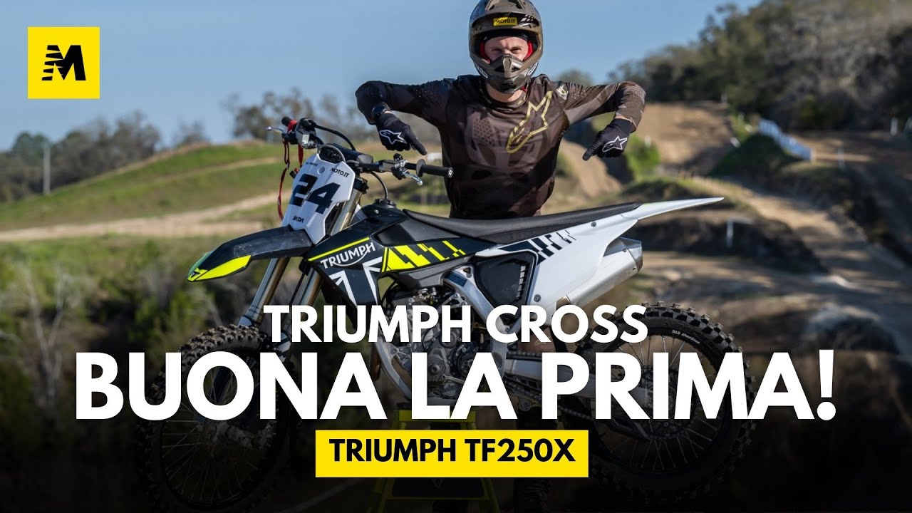 Triumph TF250X: la PROVA della prima Triumph da cross che SPACCA davvero!