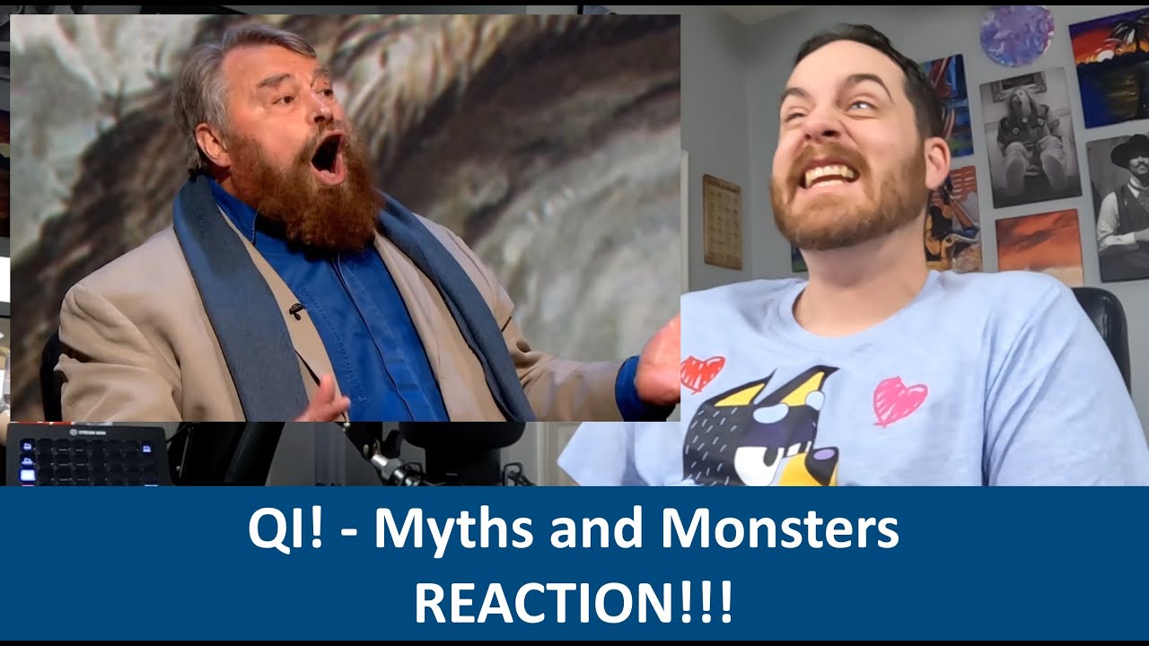 American Reacts to QI - Best Of Myths & Monsters REACTION