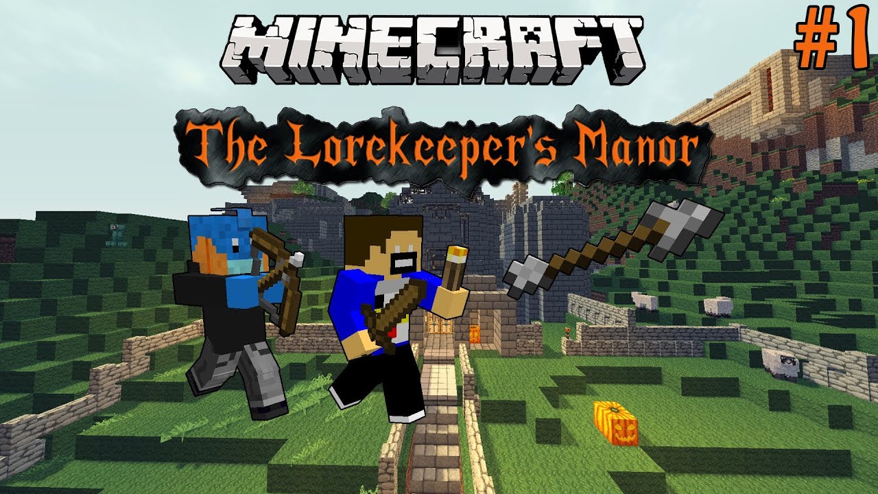 Minecraft the lorekeeper's manor #1 | Where do we go?
