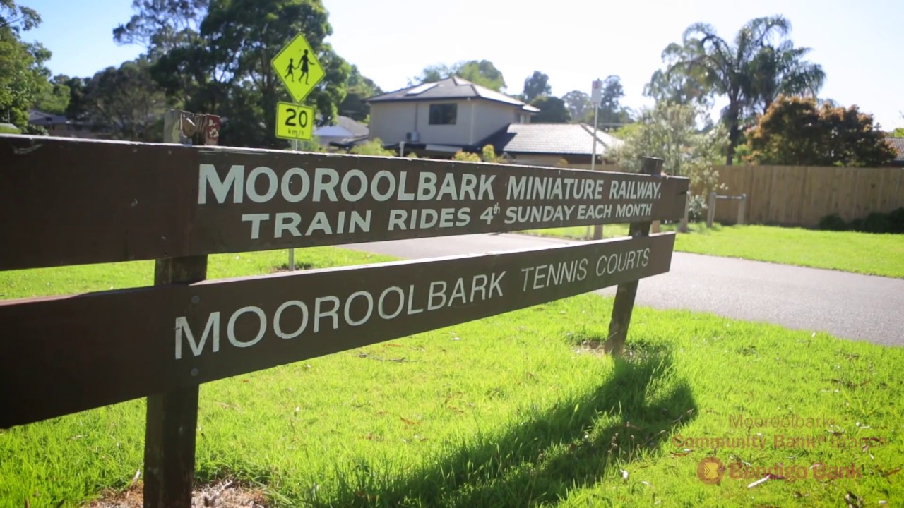 All aboard the miniature train, Mooroolbark, VIC