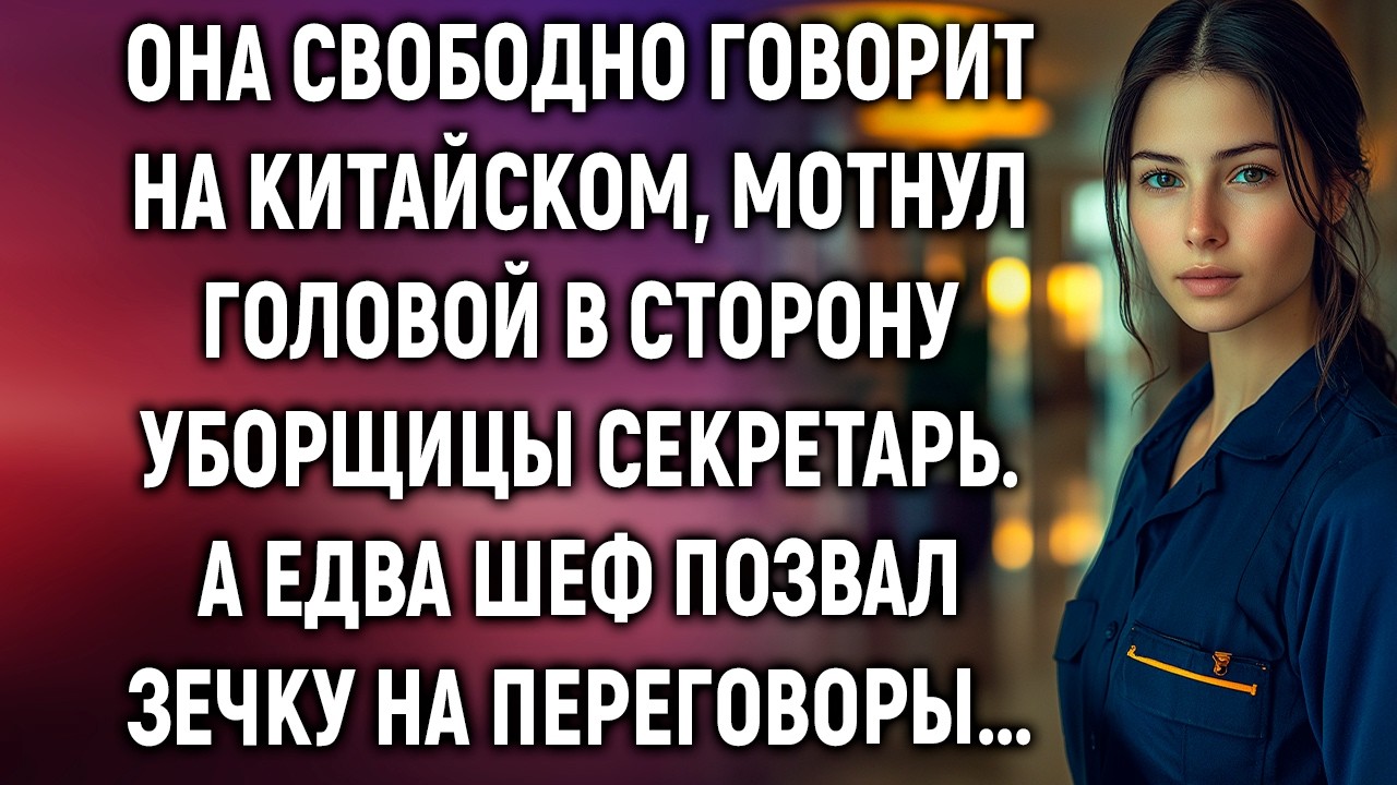 Она свободно говорит на китайском, мотнул головой в сторону уборщицы секретарь. А едва шеф&hellip;