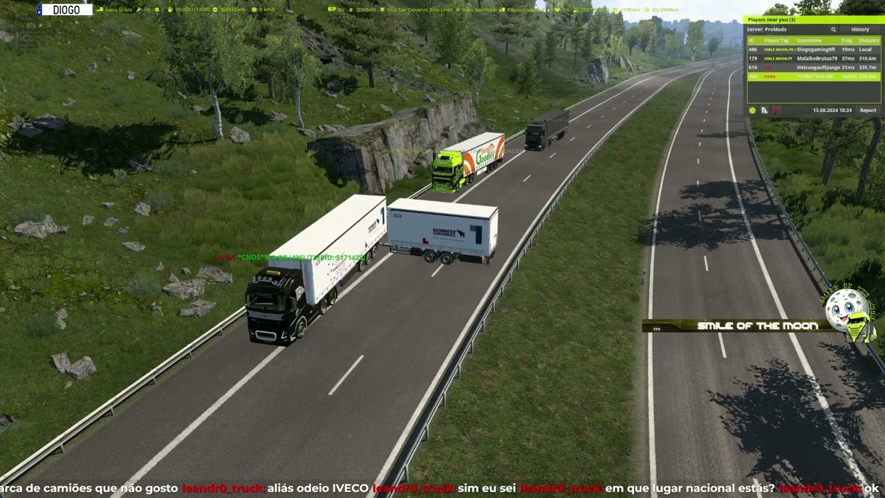 11.08.2024 - 02:34H | Perpetrator : *CNDS*916-QB | TruckersMP ID: 5171425