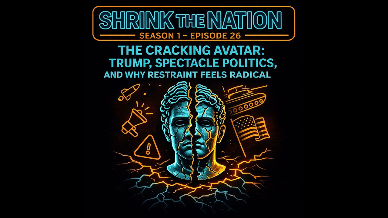 The Cracking Avatar: Trump, Spectacle Politics, and Why Restraint Feels Radical