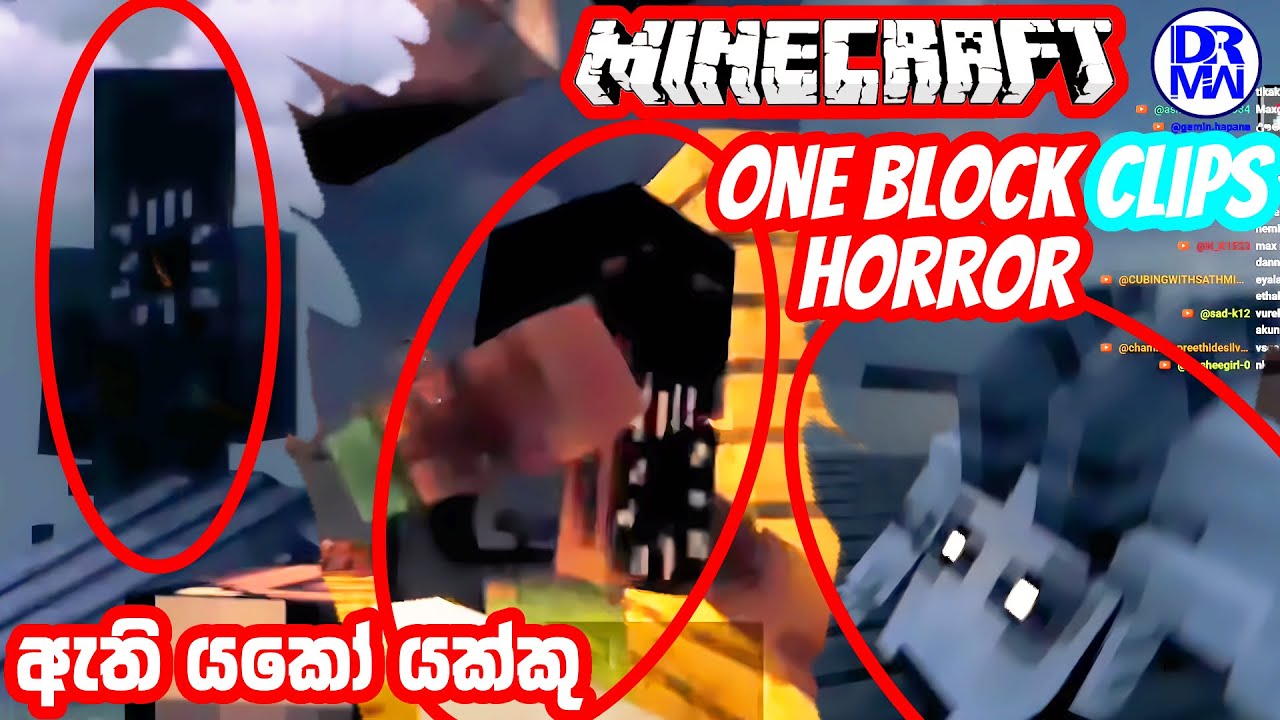 This Minecraft One Block mod is insane! | Minecraft Horror Sinhala Gameplay | DR MaxWave Gaming