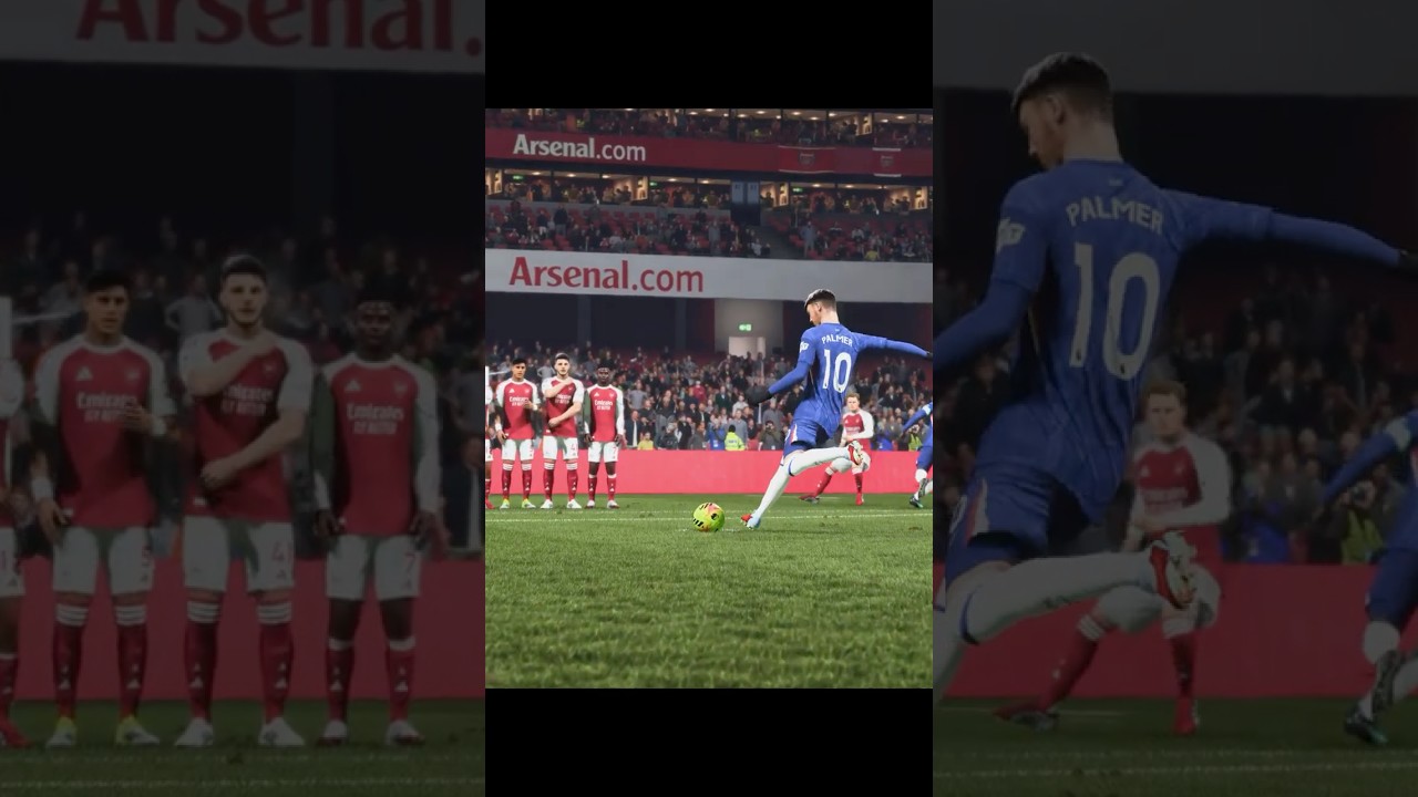 World - Class Free Kick From Palmer #irontaurus #fc26 #ps5#palmer #chelsea #freekick #goals