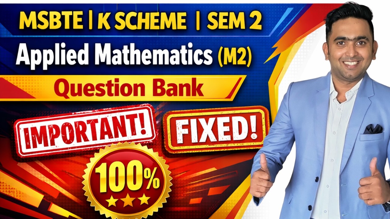 EXPOSED The Hardest Part of MSBTE Applied Mathematics 2nd Semester Diploma | Toshib Tutorials