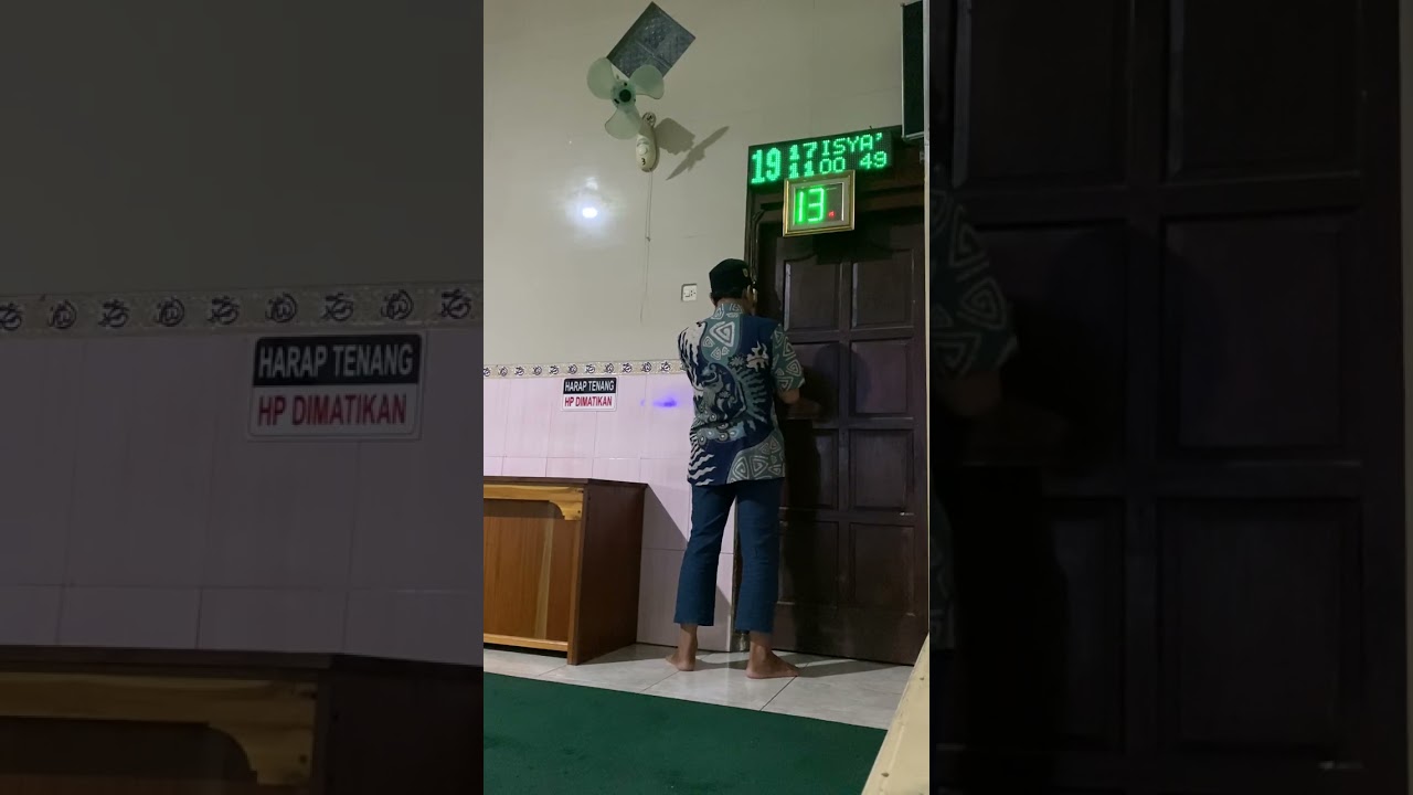 Adzan Madinah bayati di masjid Al barokah