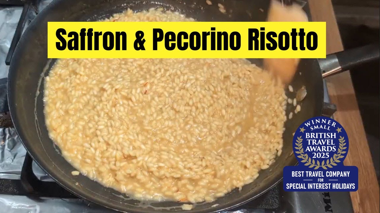 Saffron & Pecorino Risotto with chef Scott