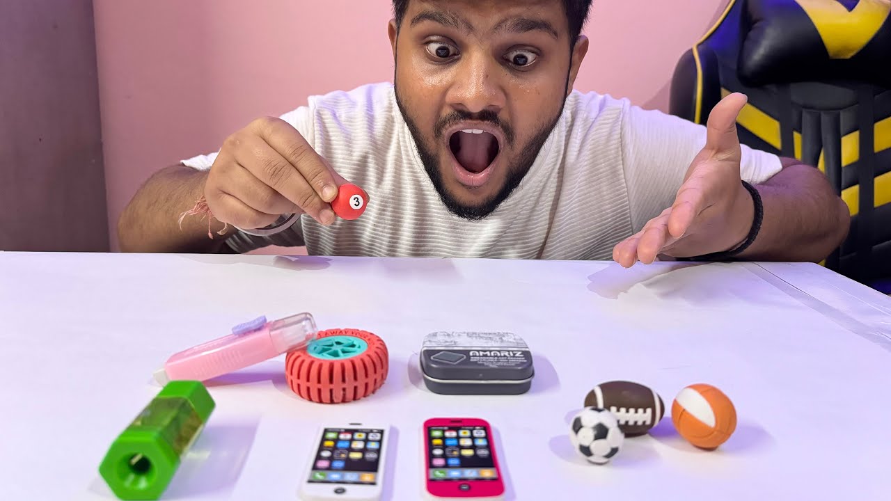 CRAZY UNIQUE ERASERS ✏️ 🤑