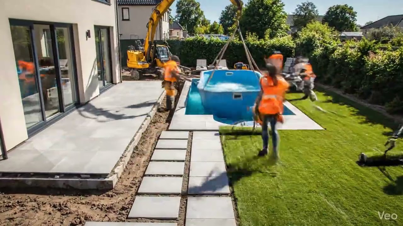 Backyard Transformation Video Generated
