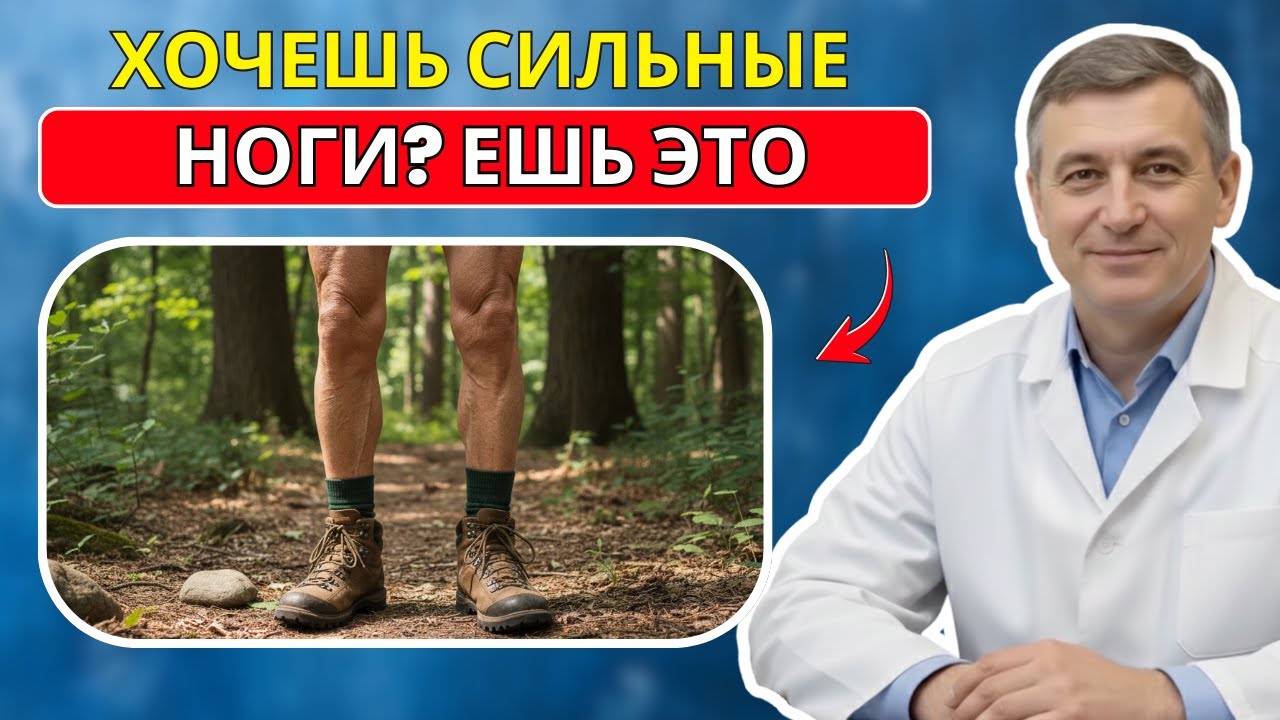 Падаете и быстро устаёте? Эти 5 продуктов спасают ноги после 60 | БЕРЕГИ ЗДОРОВЬЕ