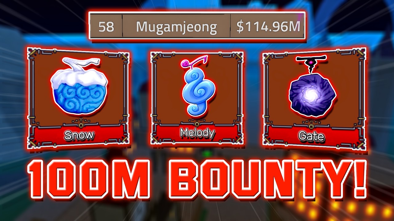I Obtained 100M BOUNTY [ King Legacy PVP ]
