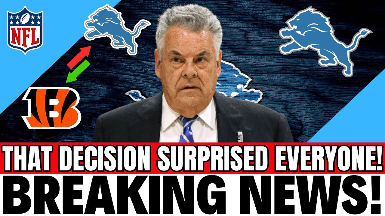 UNEXPECTED DECISION! DETROIT JUST MADE A SHOCKING CALL! DETROIT LIONS NEWS