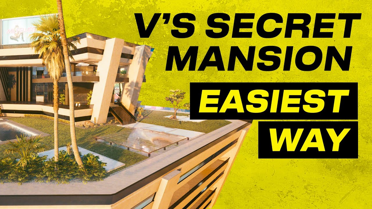 The Easiest Way to Get Into V's Secret Mansion (NO SPEED BOOST) | Cyberpunk 2077 Parkour