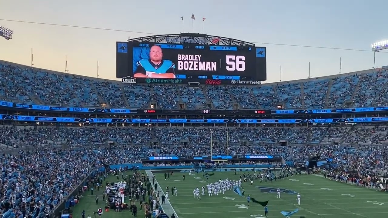 Carolina Panthers Monday Night Football Introductions!! #panthers #mnf