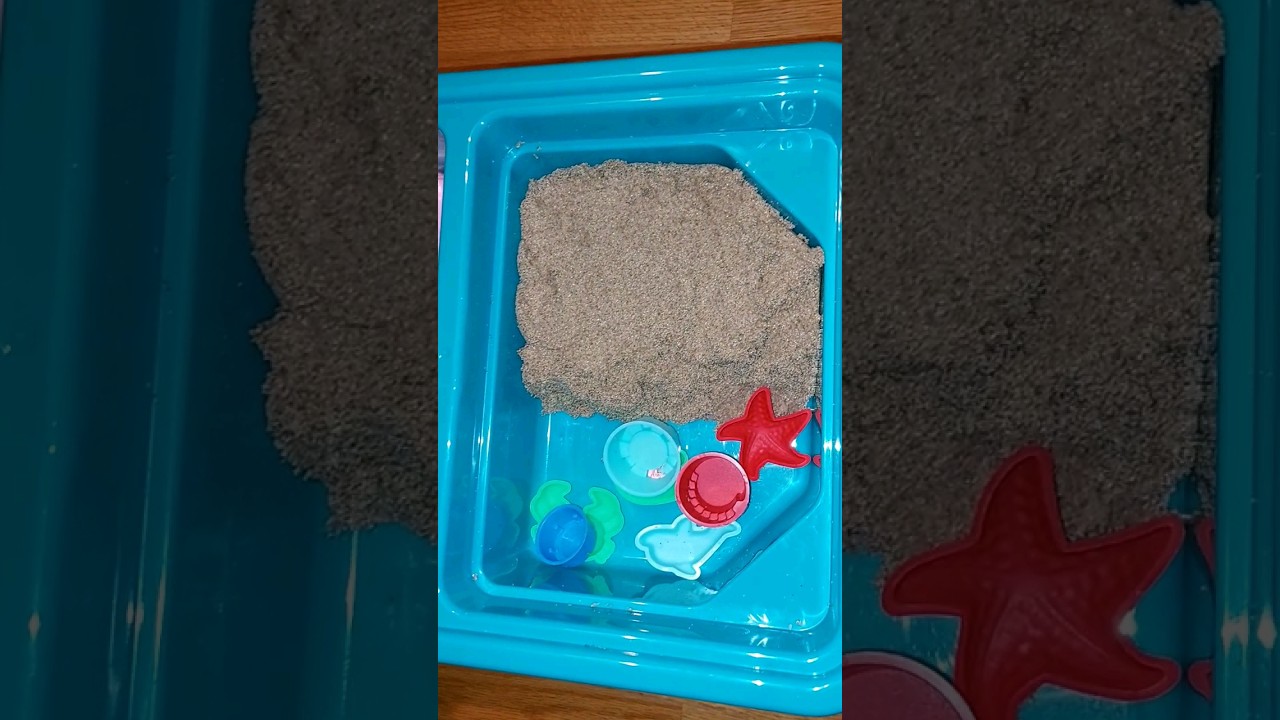 Kinetic Sand #kineticsand #kinetic #kineticsandcutting #sandbox #sand #satisfying #pijesak #funny