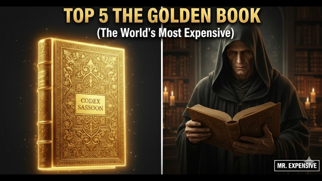 These GOLDEN Old Books Are Worth More Than Supercars