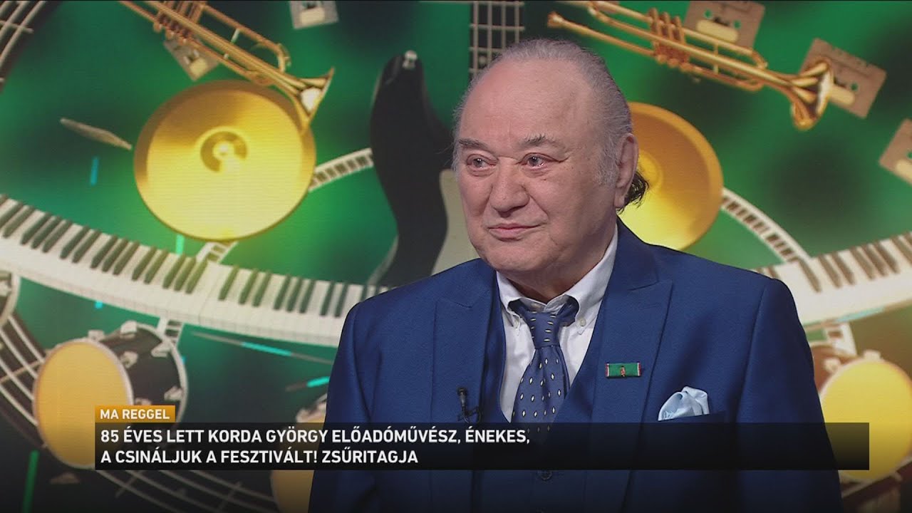 85 éves lett Korda György előadóművész, énekes, a Csináljuk a fesztivált! zsűritagja