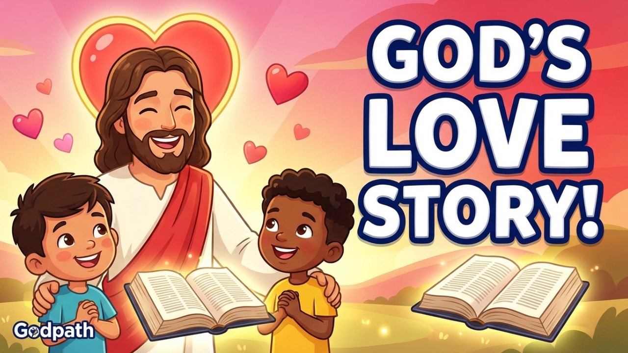 ✨ Animated Bible Story for Kids | Valentine's day : John 13 :34  Learn God’s Word with Godpath ✨