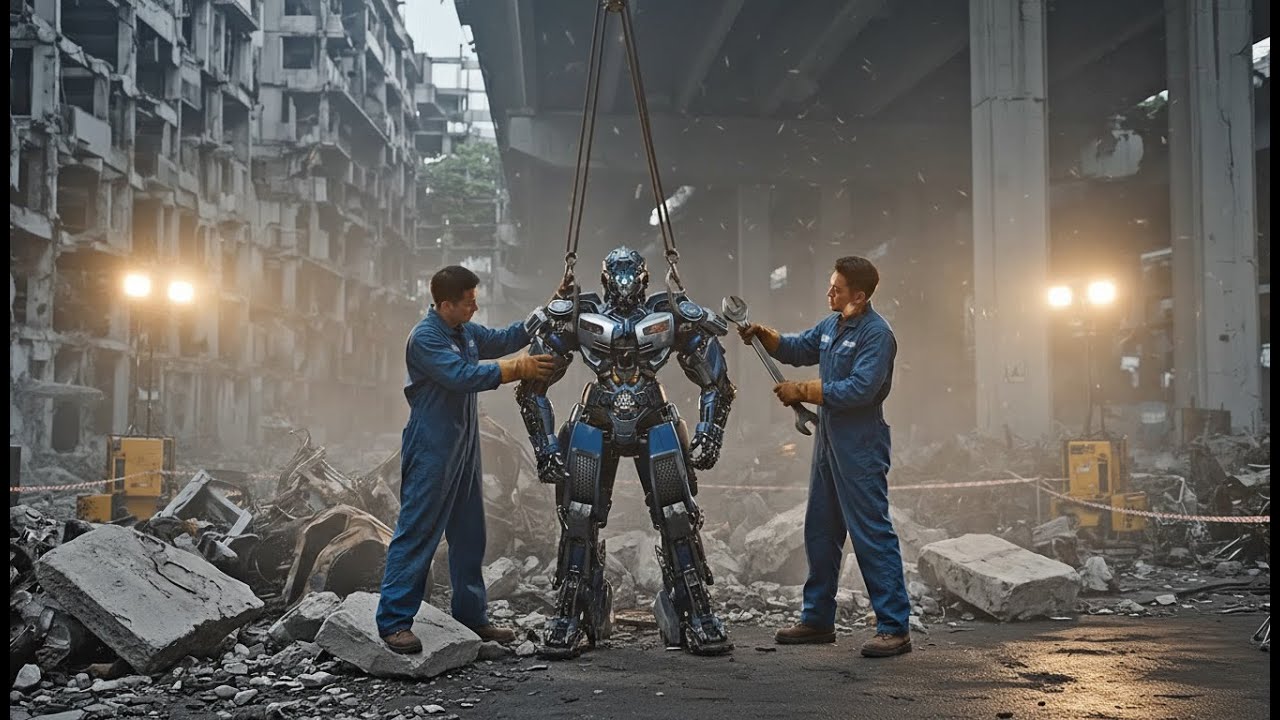 Terrifying Discovery: MIRAGE War Robot Fallen in the Heart of New York City | Cinematic ASMR!