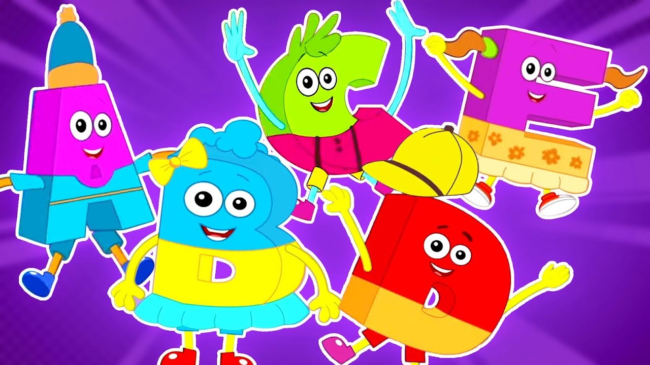 Five Little Babies Jumping On The Bed Songs for Children by Mr Alphabet