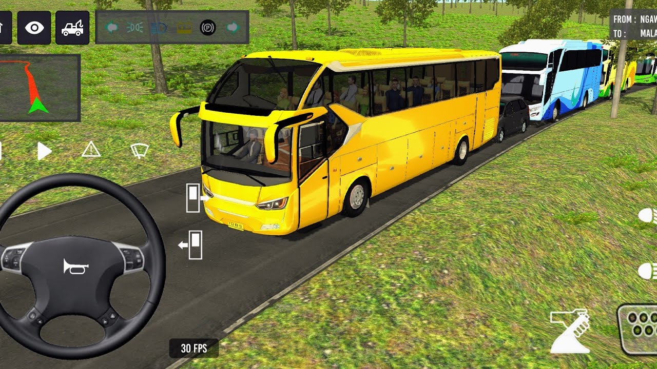 💥Bus simulator indonesia ll🤪 new bus simulator  indonesia ll euro coach bus #new​  #simulator​ #game