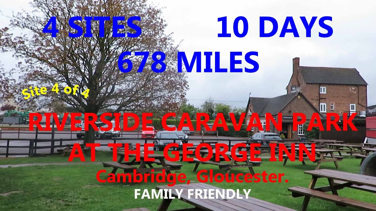 Single night stop over, Countryside and Pub grub! Riverside caravan park at the George inn.