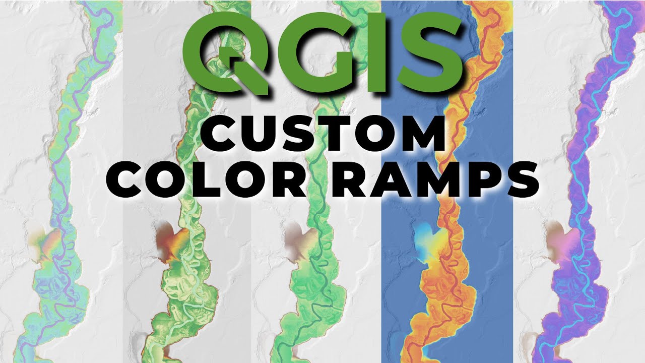 Create Custom Color Ramps with QGIS