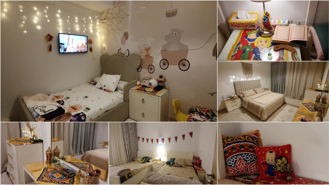 أخيرا فرشت زينة رمضان 🌛🥳 نضفت الدور التاني كله 🪣👌🏻 روتين مبهج و تشجيعي جدا 😍😘