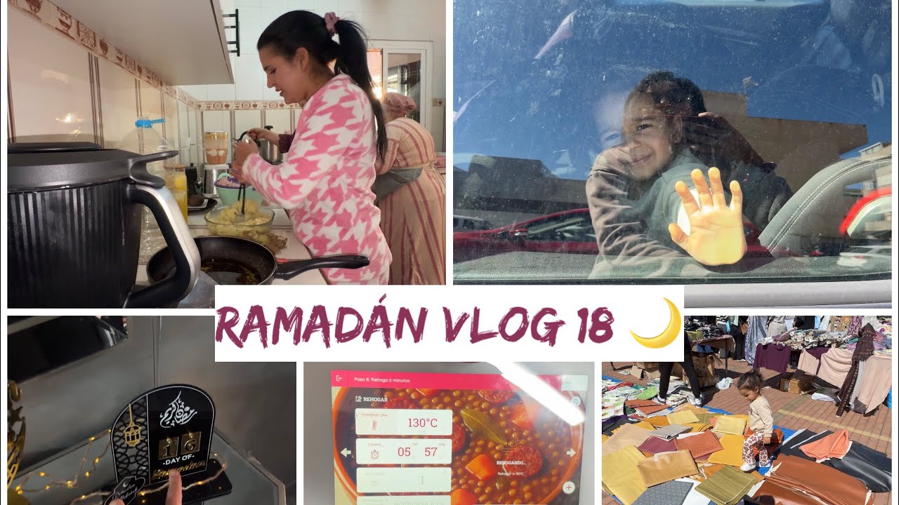 Ramadán Vlog 17| ذهبنا للتسوق Fuimos de compras 🛒 + لقد صنعت العدس باستخدام الروبوت Hice lentejas 🤭