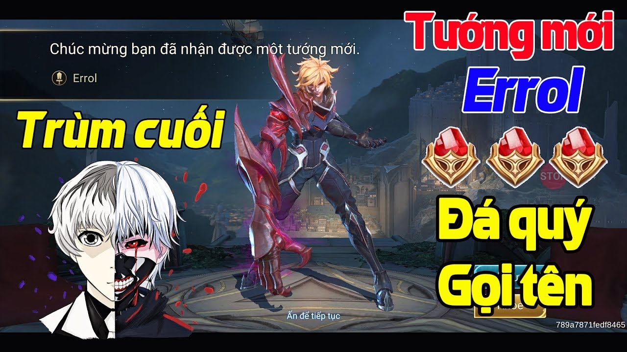 Li&ecirc;n qu&acirc;n mobile Tướng Mới Errol C&aacute;nh Tay &Aacute;c Ma TR&Ugrave;M CUỐI ra mắt 99% v&agrave;o Kho B&aacute;u li&ecirc;n qu&acirc;n mobile