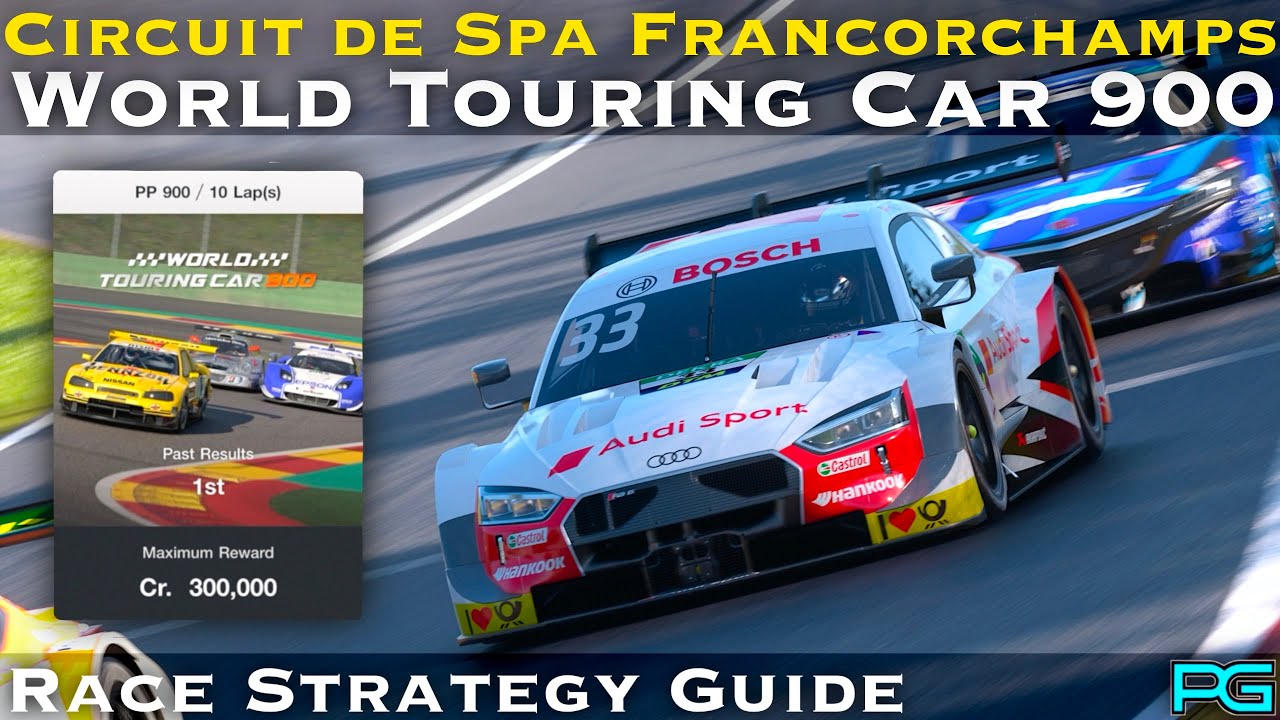 Gran Turismo 7 - World Touring Car 900 - Circuit de Spa Francorchamps - Race Strategy Guide - 1.66