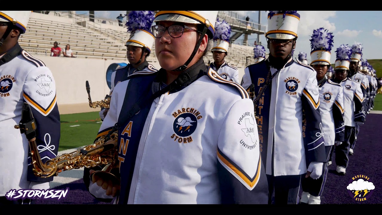 Marching into First Home Game vs Nicholls | PVAMU Marching Storm | 2019