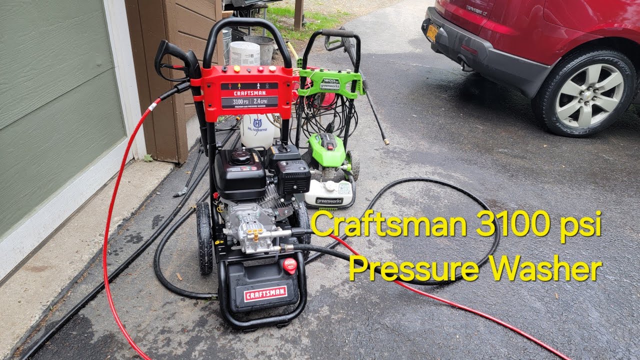 Мойка высокого давления Craftsman 3100 фунтов на кв. дюйм