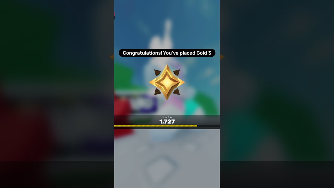 What you get for winning every single placement round in ranked rivals 