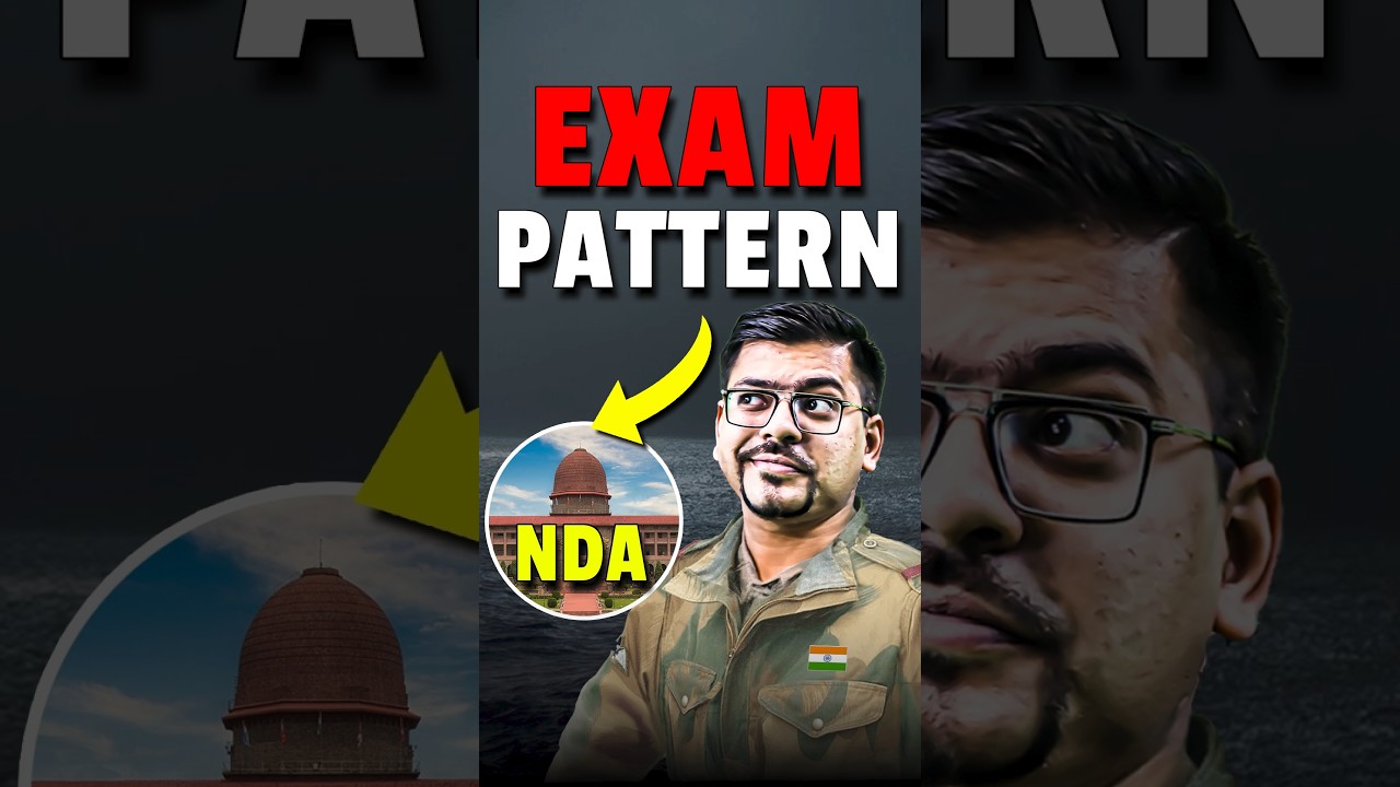 NDA Exam Pattern 😃🤩 #shorts #education #nda #defence #army #navy #airforce #learning
